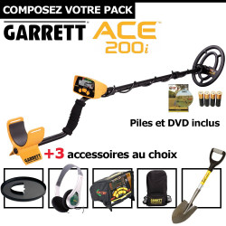 Garrett ACE 200i + 3 accessoires au choix