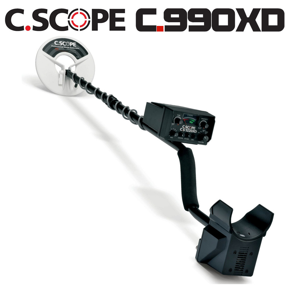 C-Scope Detecteur de Metaux CS 1MX avec protège disque et casque audio 