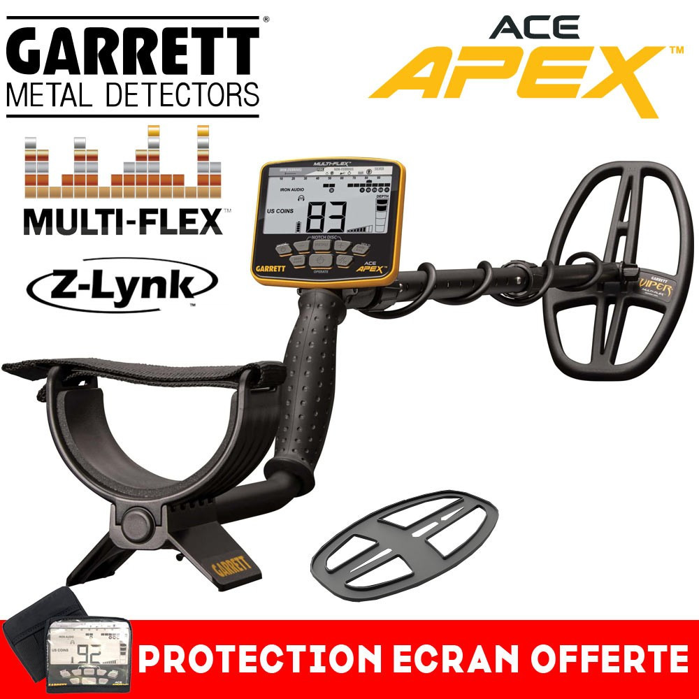 Détecteur de métaux Garrett APEX (housse offerte)