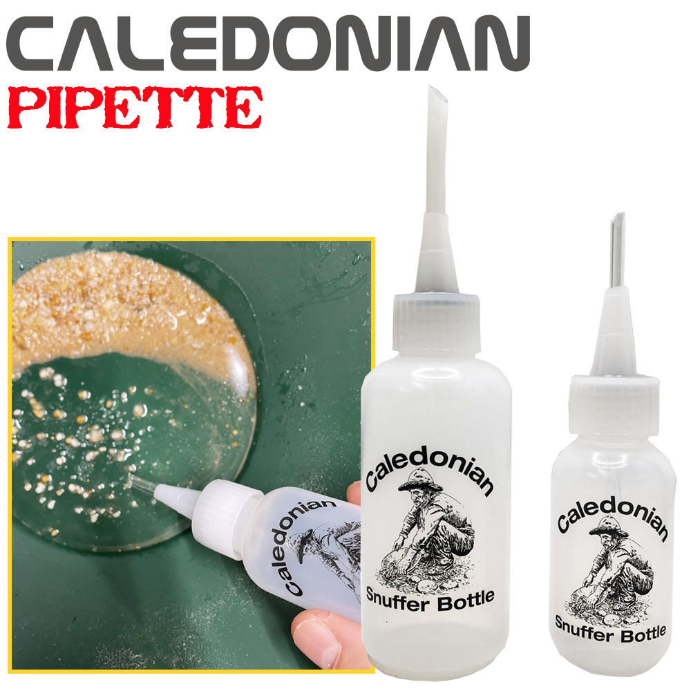 pipette caledonian pour l'orpaillage