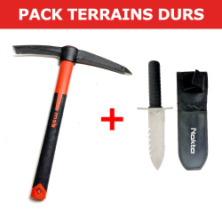 pack couteau de fouiller et piochon