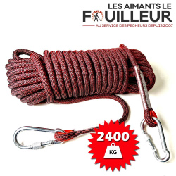 Pêche à l'aimant - 600KG - 120mm - Corde de 20m incluse - Gants