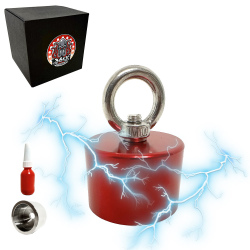 aimant 360° rouge 600kg