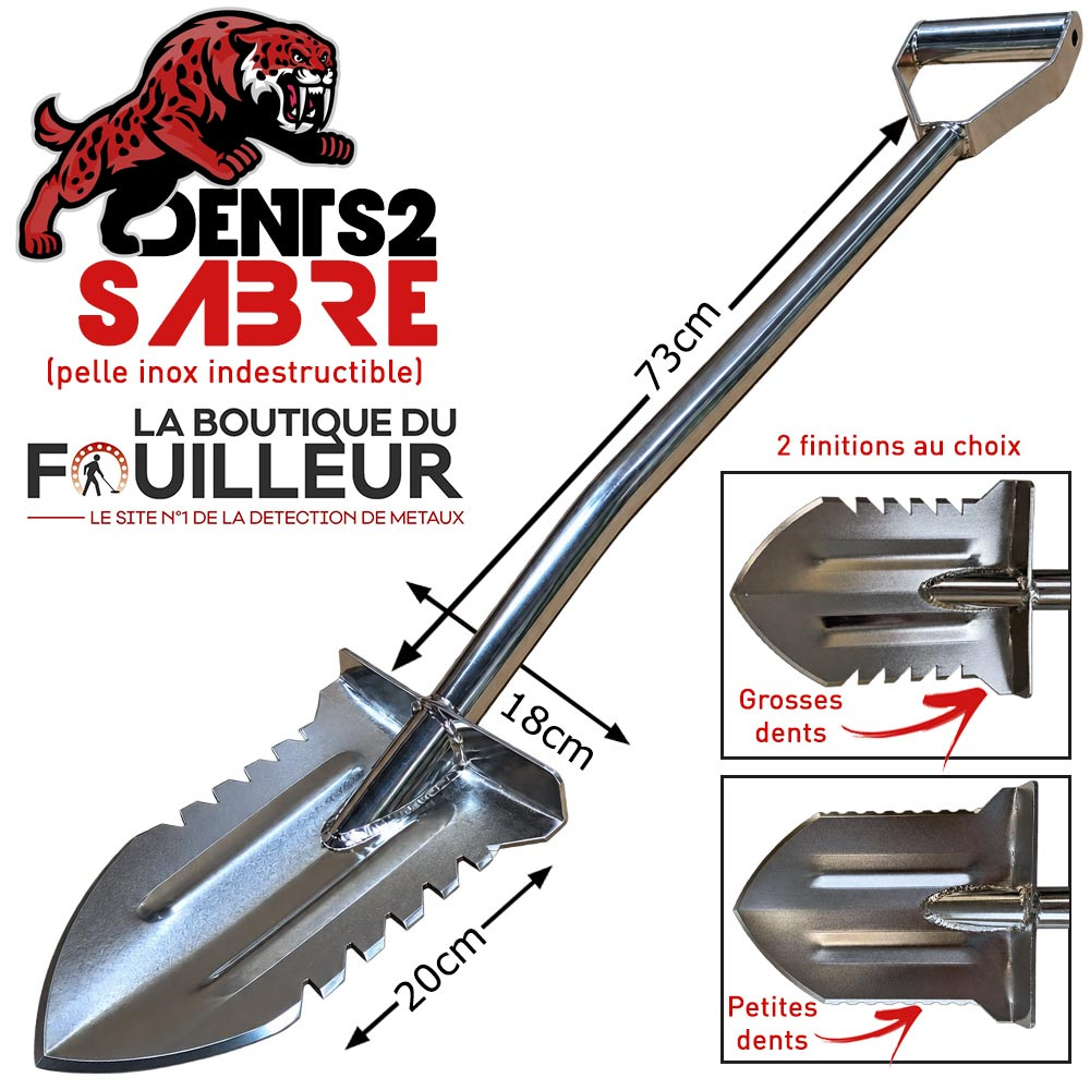 pelle inox coudee