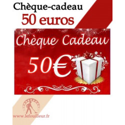 Chèque cadeau de 50 euros