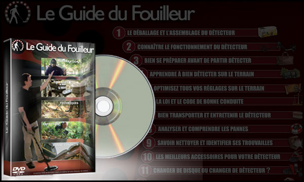 DVD video de formation aux détecteurs de métaux