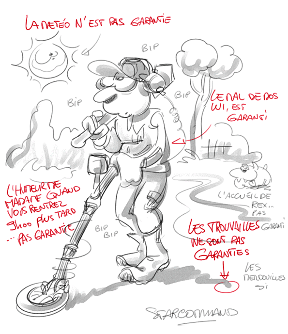 garantie detecteur metaux