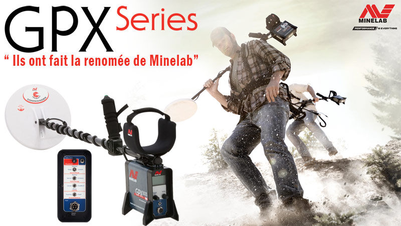 Export de détecteur de métaux Minelab GPX 5000 en promotion