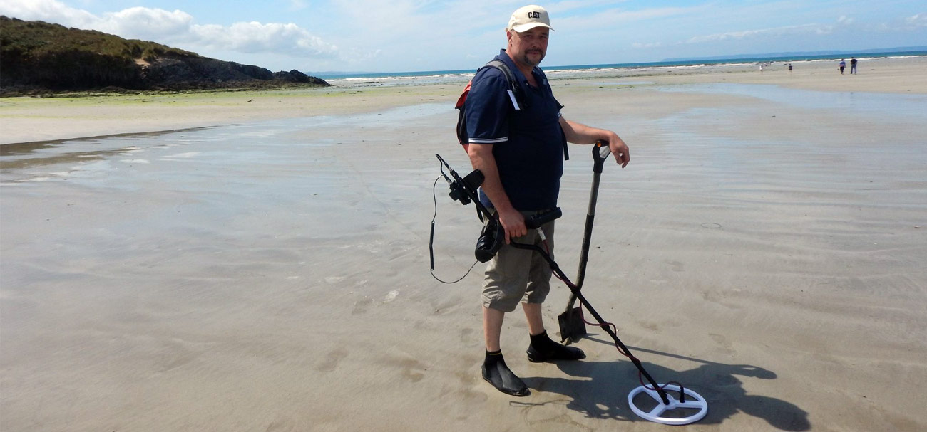 Mudy Diver teste l'impulse à la plage