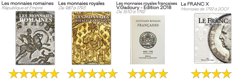 Livres numismatiques pour identifier vos monnaies et trouvailles avec un détecteur