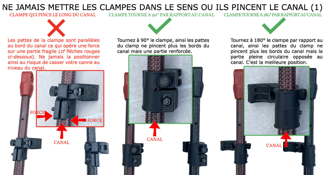 comment monter une canne  carbone sur l'equinox