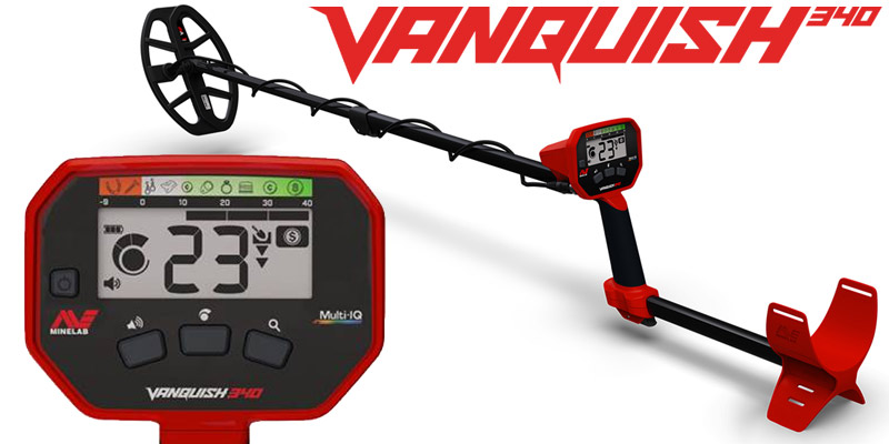 Détecteur de métaux pour débuter Minelab VANQUIS 340