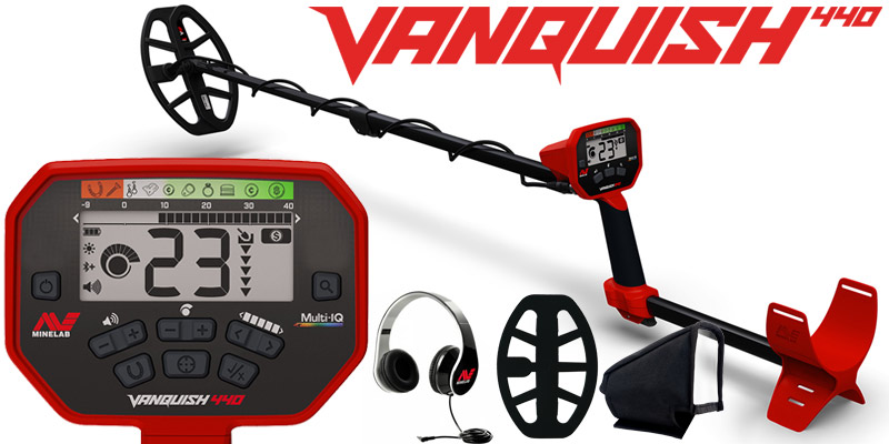 Détecteur de métaux debutant Minelab VANQUISH 440