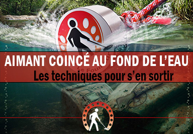 Comment sortir un aimant coincé au fond de l'eau