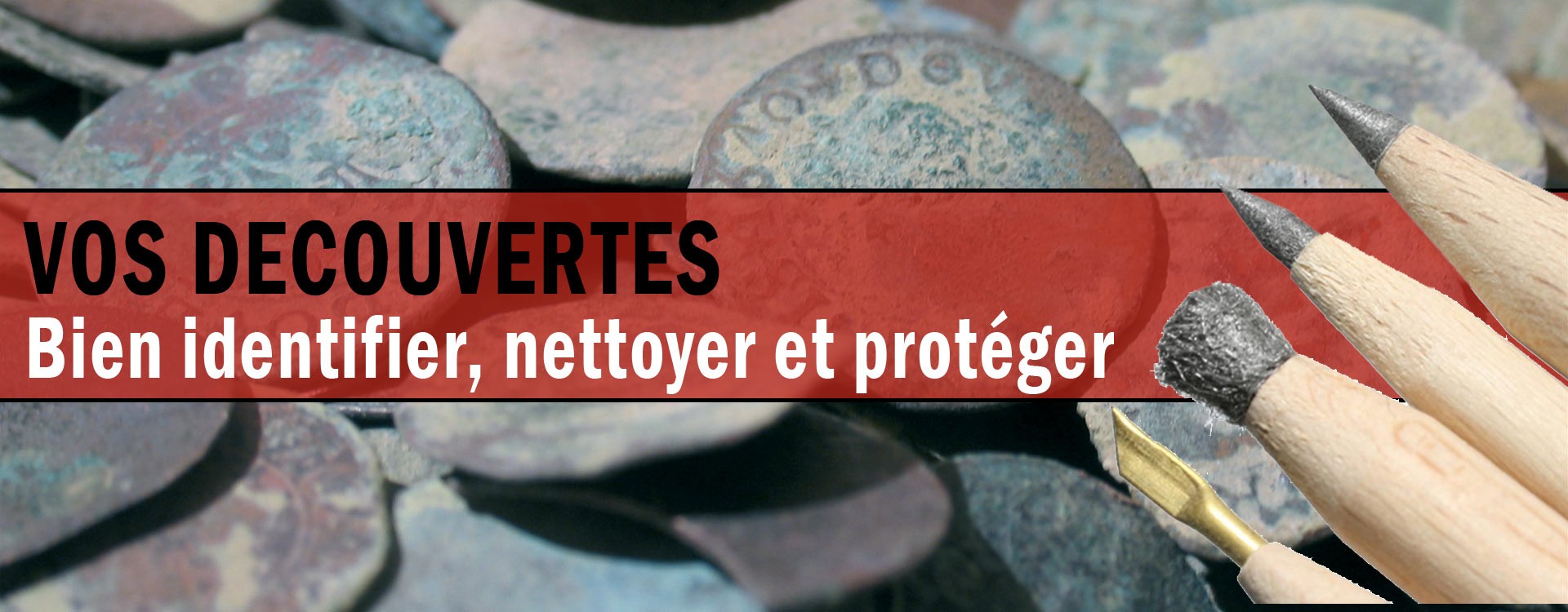 Nettoyeur par ultrasons pour nettoyer les monnaies et trouvailles