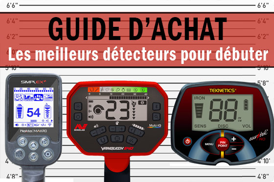 Guide des meilleurs détecteurs de métaux pour débuter