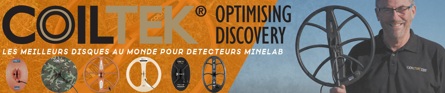 Disques Coiltek pour détecteurs Minelab