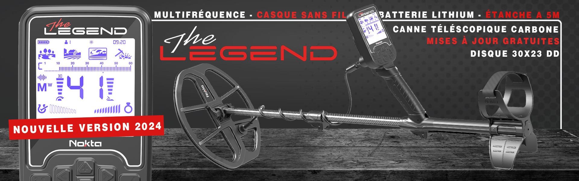 Détecteur de métaux LEGEND de NOKTA