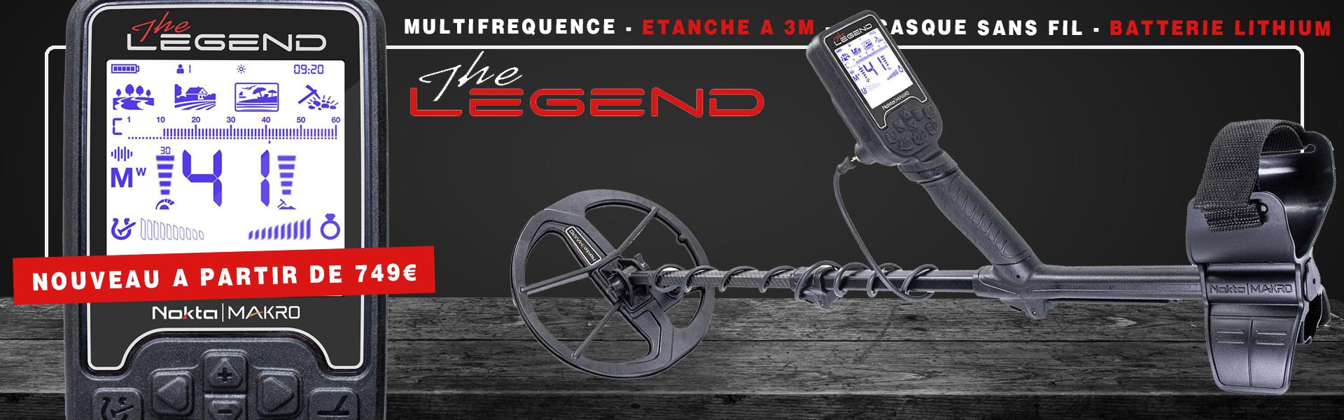 Détecteur de métaux LEGEND de NOKTA MAKRO