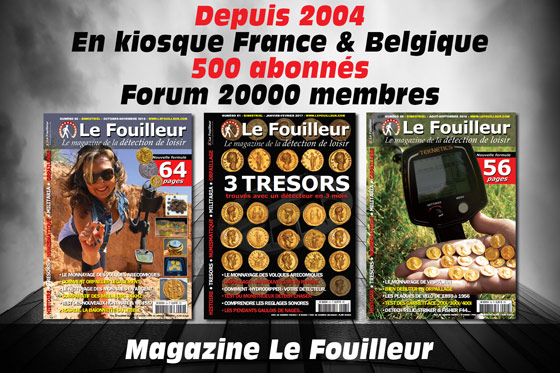 Magazine chasse aux trésors et détection